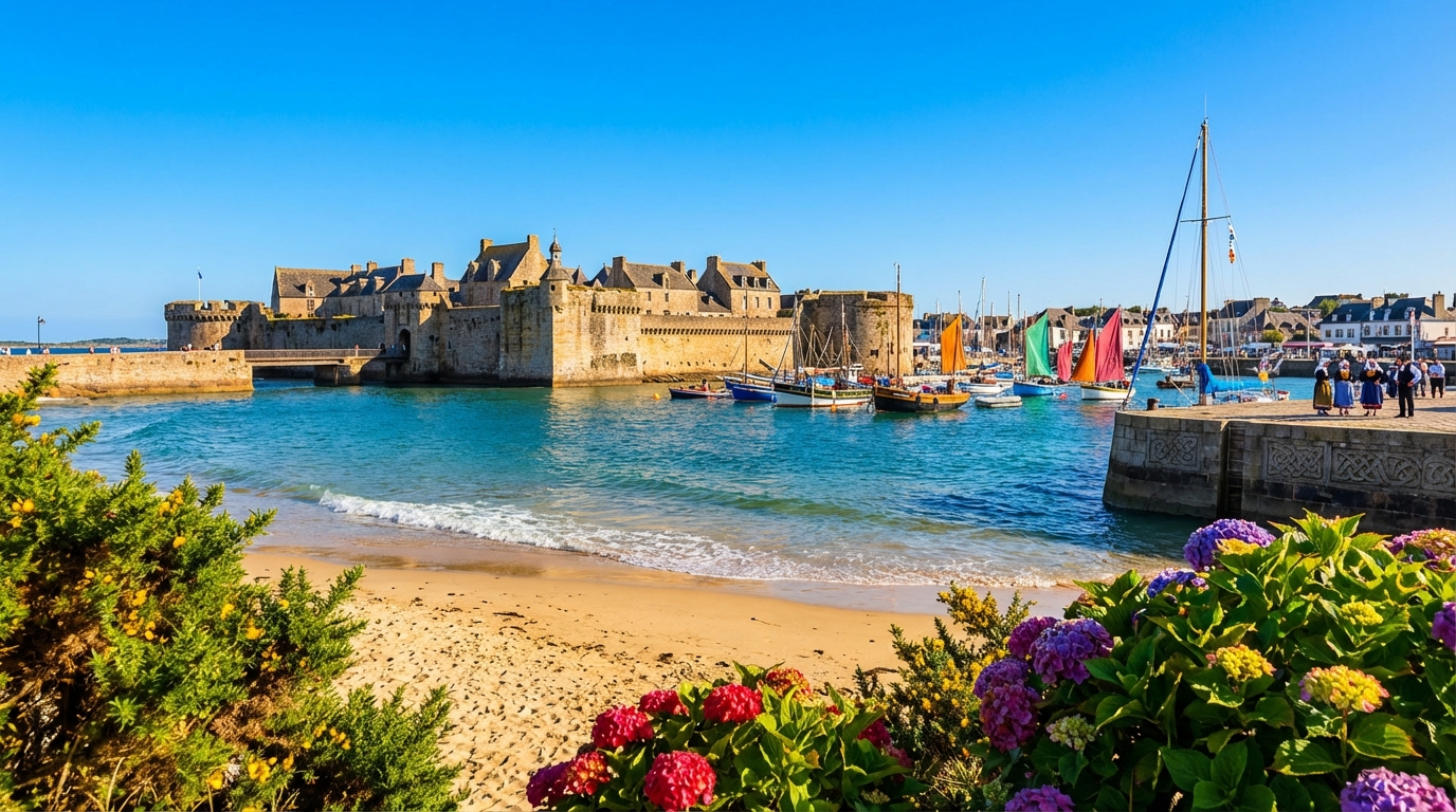 explorez concarneau, une ville emblématique alliant un riche patrimoine historique, de magnifiques plages et une culture bretonne authentique.