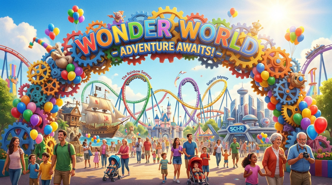 découvrez kingoland, un parc d'attractions unique avec ses attractions phares captivantes pour toute la famille. une aventure inoubliable vous attend !