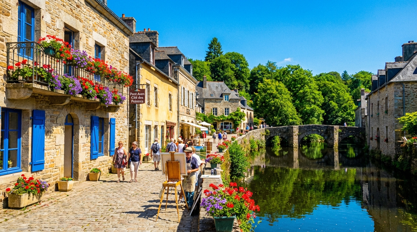 explorez pont aven, un charmant village breton réputé pour son riche patrimoine culturel et artistique, découvrez ses galeries, son histoire et son ambiance unique.