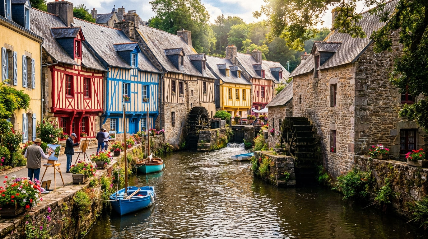 explorez pont aven, un charmant village breton riche en patrimoine et célèbre pour son histoire artistique unique. découvrez ses paysages pittoresques, ses galeries et son ambiance authentique.