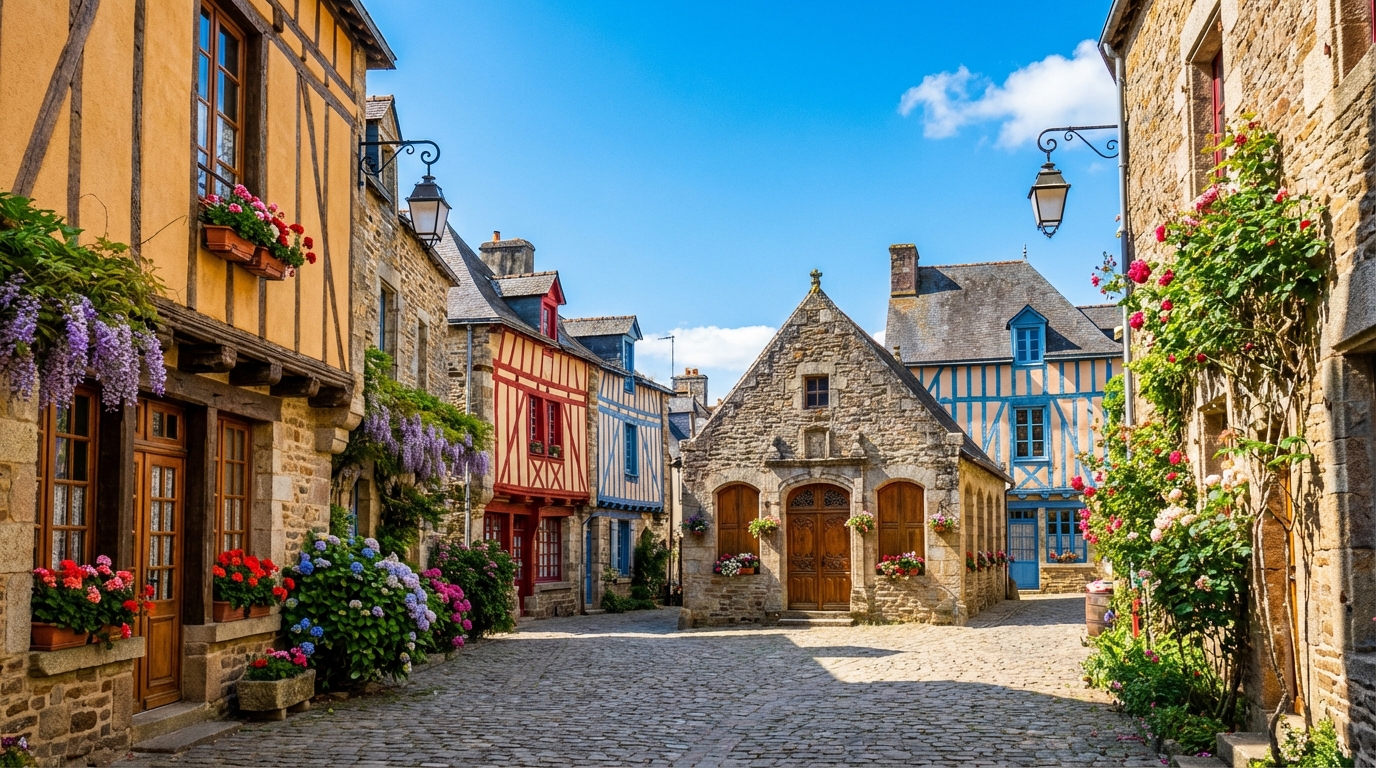 découvrez rochefort-en-terre, un village breton au charme médiéval, ses ruelles pittoresques, ses maisons à colombages et son riche patrimoine historique.