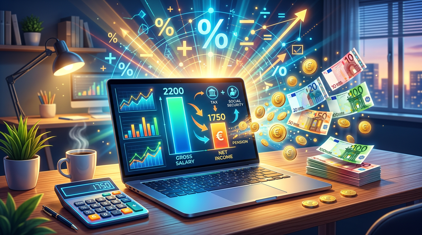 découvrez comment convertir facilement un salaire de 2200 euros brut en net grâce à notre guide simple et rapide, pour mieux comprendre votre rémunération.