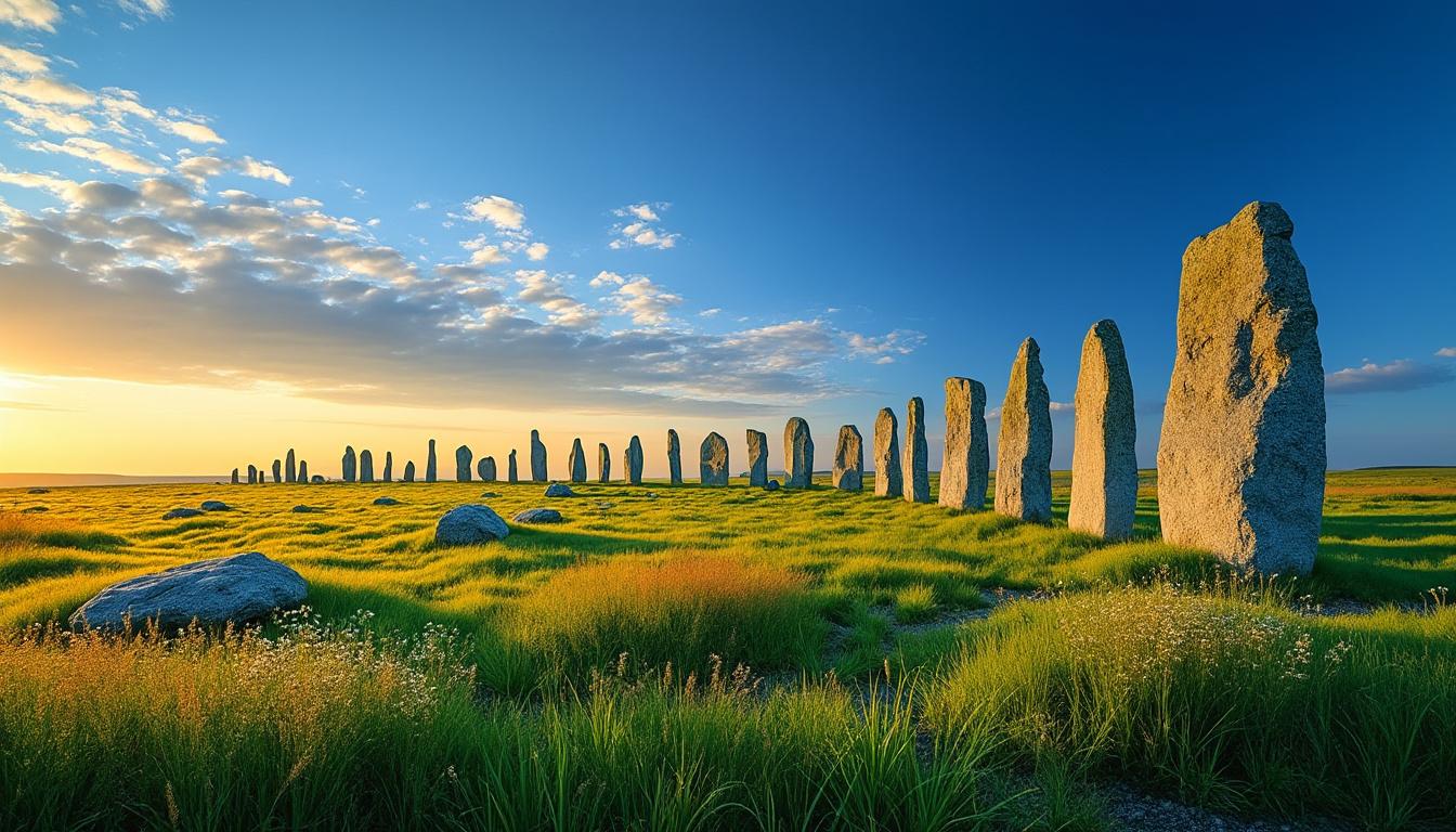 explorez les menhirs de carnac et plongez dans l'histoire fascinante ainsi que les mystères entourant ces célèbres alignements mégalithiques bretons.