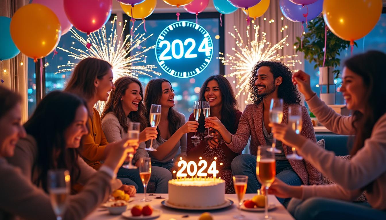découvrez nos conseils pratiques pour organiser une soirée du nouvel an 2024 réussie autour de vous, et célébrez le passage à la nouvelle année en toute convivialité.
