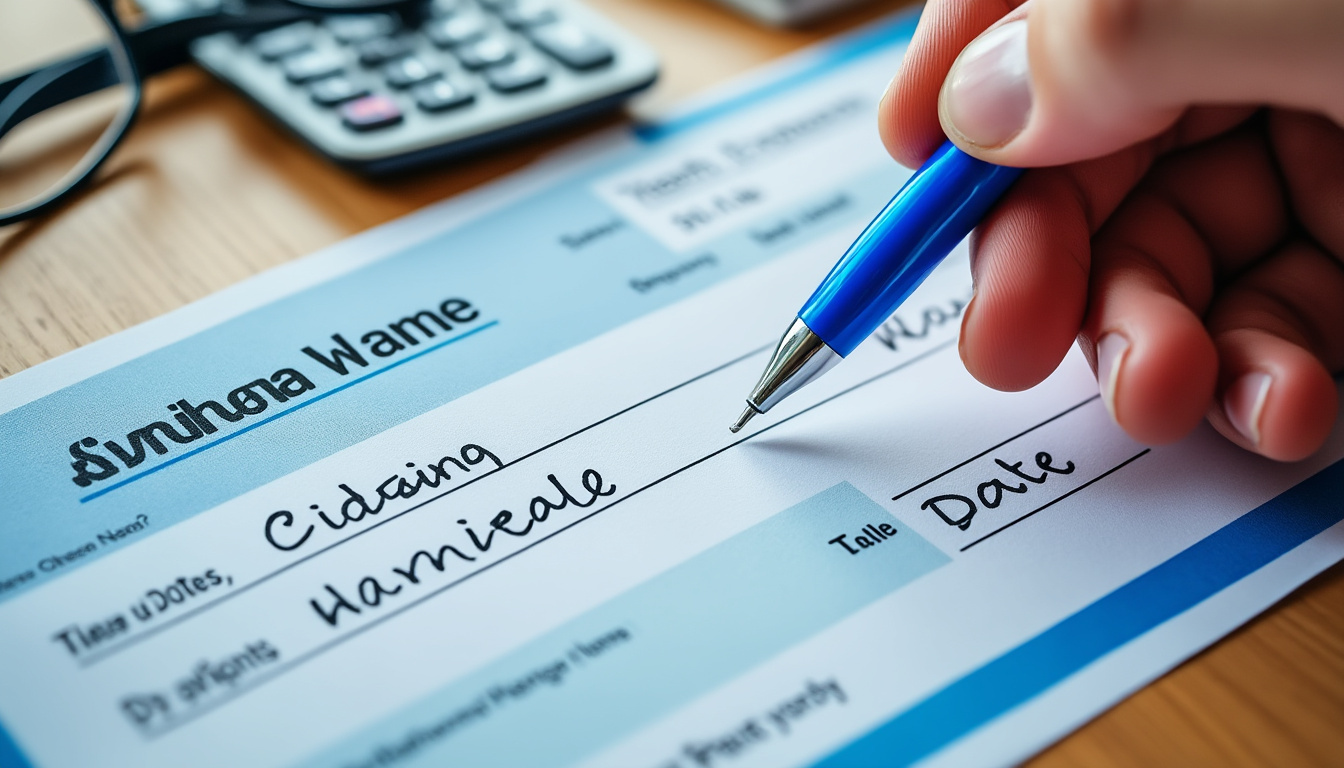 apprenez à remplir un chèque correctement grâce à notre guide pratique et évitez les erreurs courantes pour assurer la validité de vos paiements.