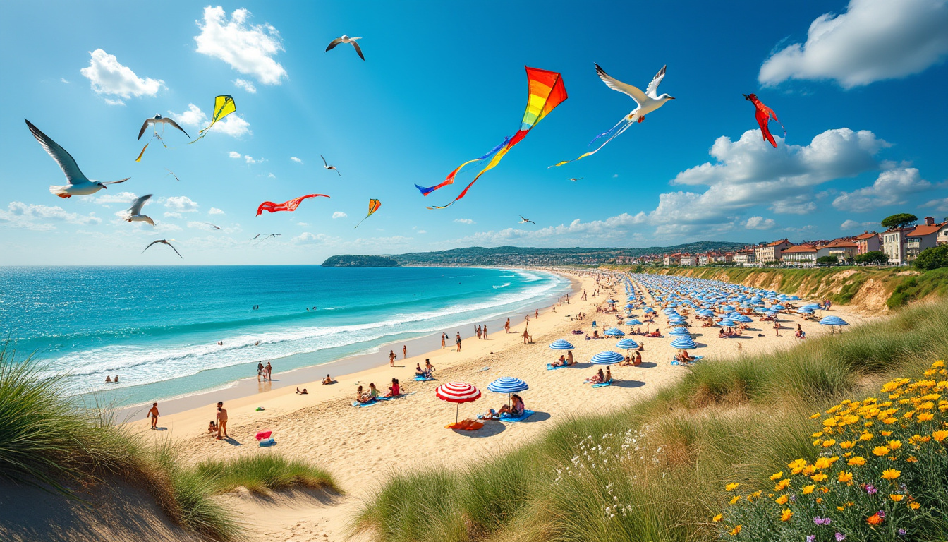 explorez la plage des mouettes, un lieu idéal pour se détendre, profiter des activités nautiques et admirer des paysages côtiers uniques.