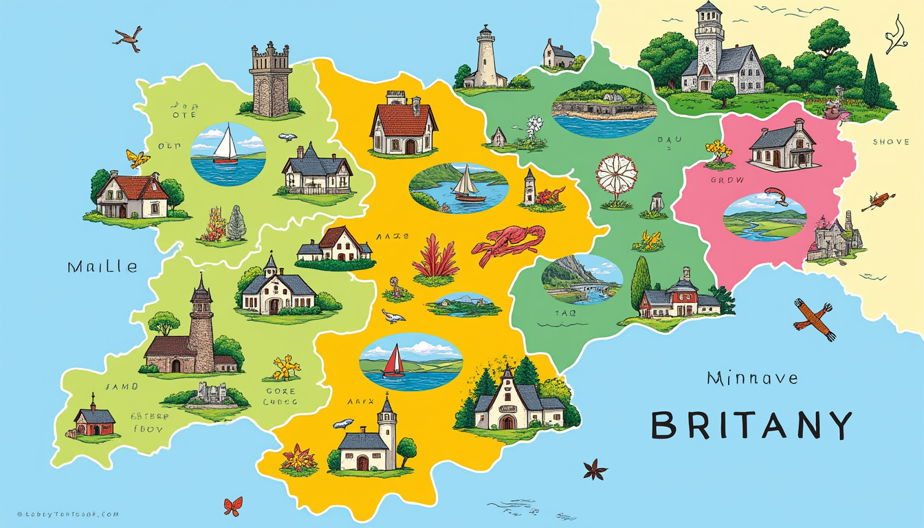 découvrez la carte des départements de bretagne pour explorer chaque région, ses caractéristiques uniques et ses richesses culturelles.
