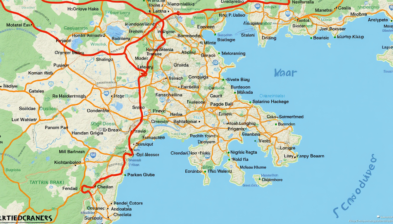 explorez la carte détaillée de la bretagne sud pour organiser facilement votre voyage et découvrir tous les sites incontournables de la région.