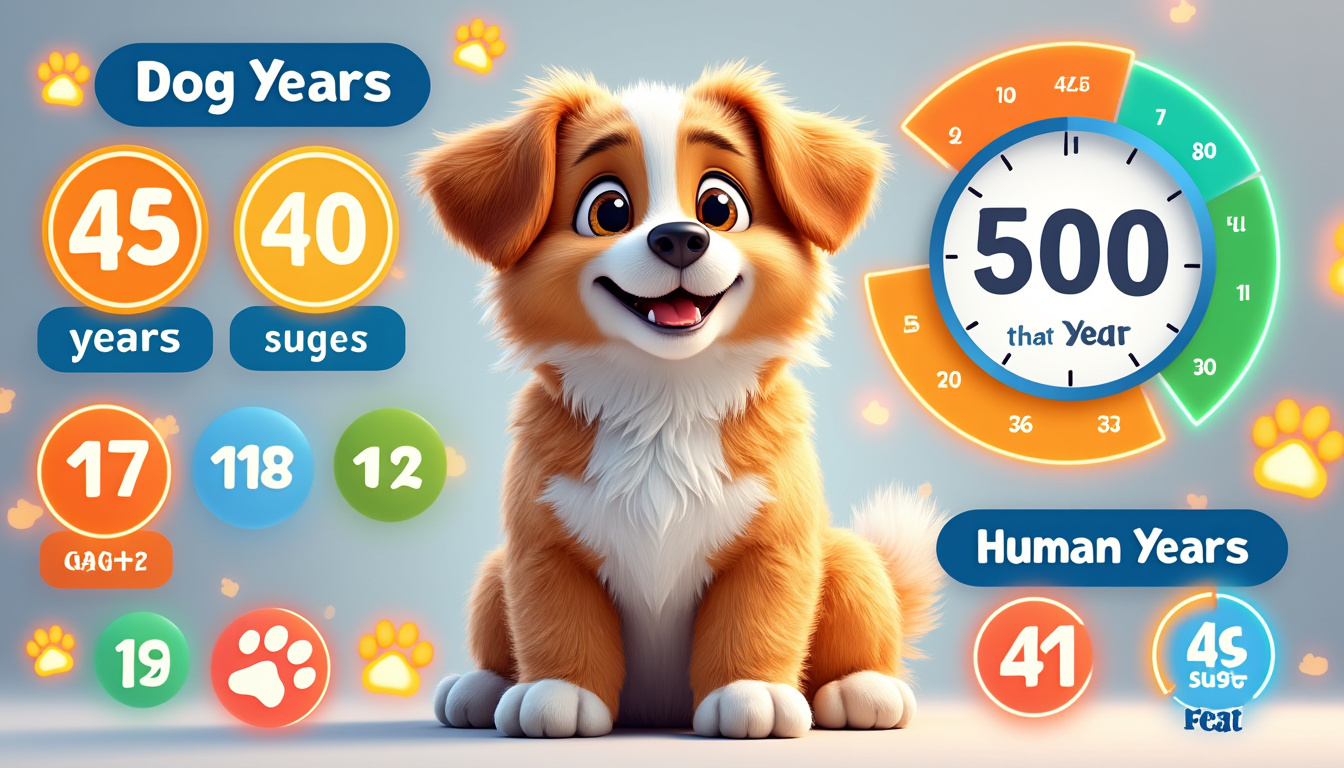 découvrez comment calculer l'âge de votre chien en années humaines pour mieux comprendre sa santé et ses besoins à chaque étape de sa vie.